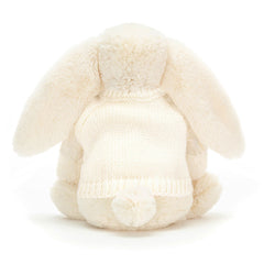 Bashful Cream Bunny with Personalized Cream Jumper - Jellycat Sale