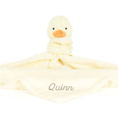 Personalized Bashful Duckling Soother - Jellycat Online