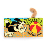 If I Were a Dog Board Book & Bashful Toffee Puppy Medium - Jellycat For Sale