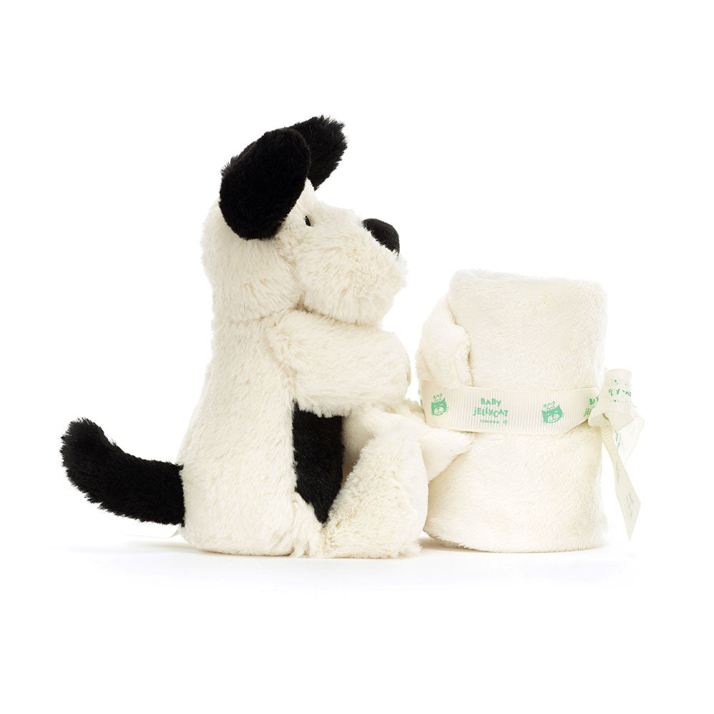 Bashful Black & Cream Puppy Soother - Jellycat Discount