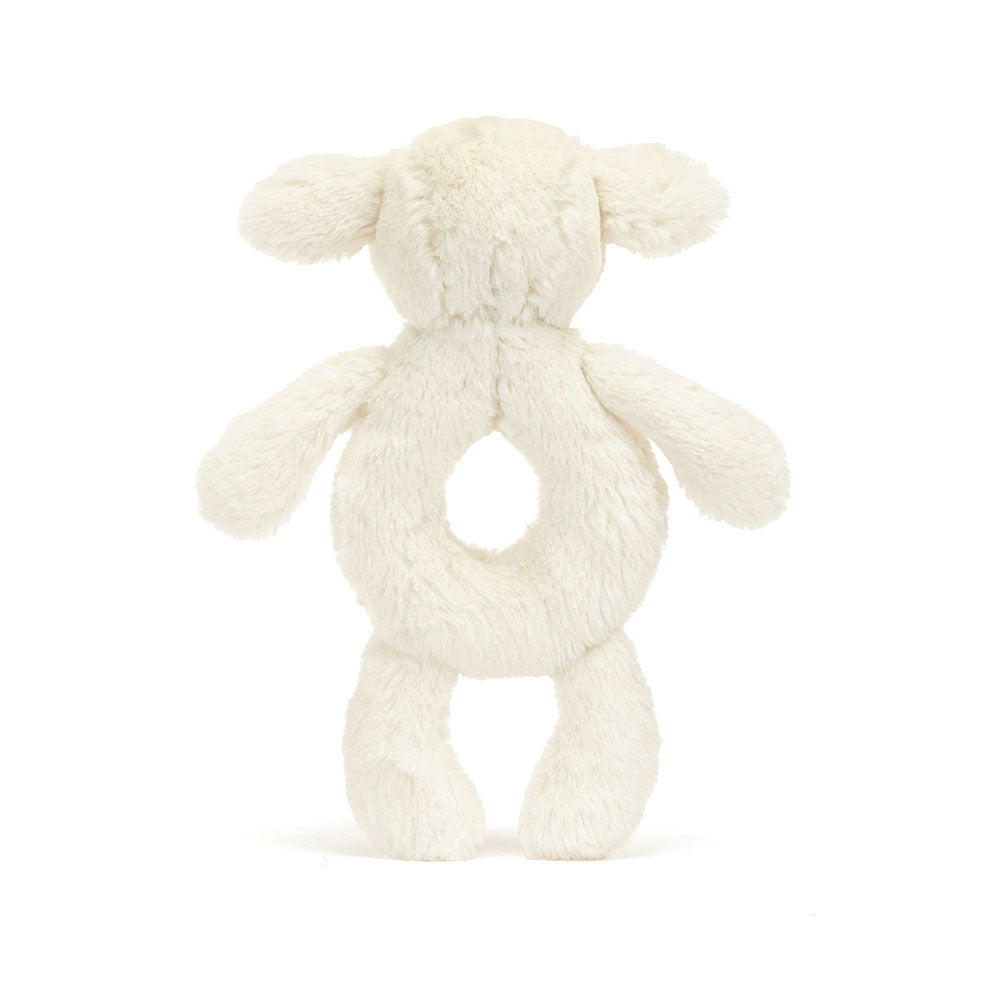 Bashful Lamb Ring Rattle - Jellycat Online
