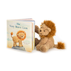 The Very Brave Lion Book & Fuddlewuddle Lion Medium - Jellycat Online