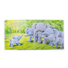 Elephants Can't Fly Book & Fuddlewuddle Elephant Medium - Jellycat