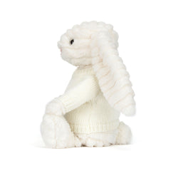 Bashful Luxe Bunny Nimbus with Personalized Cream Jumper - Jellycat Discount