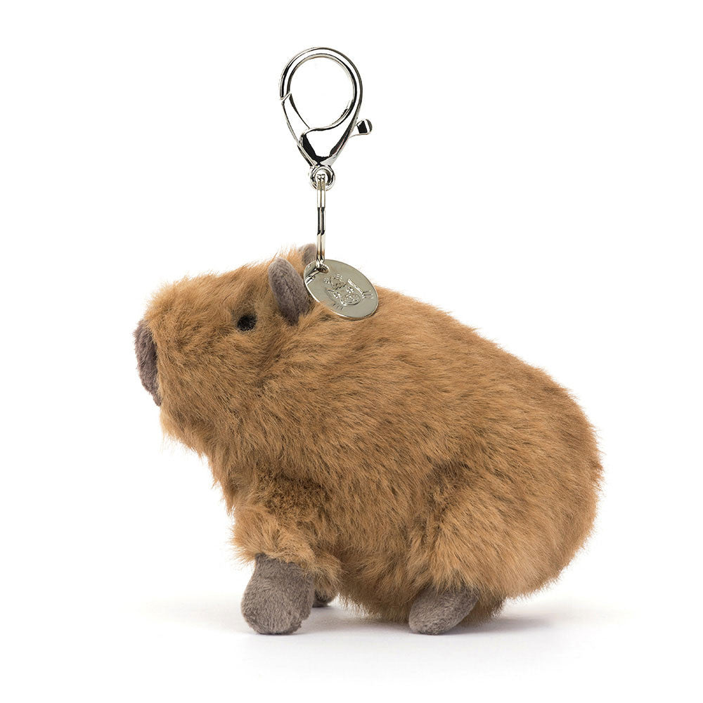 Clyde Capybara Bag Charm - Jellycat For Sale