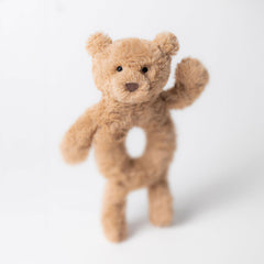Bartholomew Bear Ring Rattle - Jellycat Online
