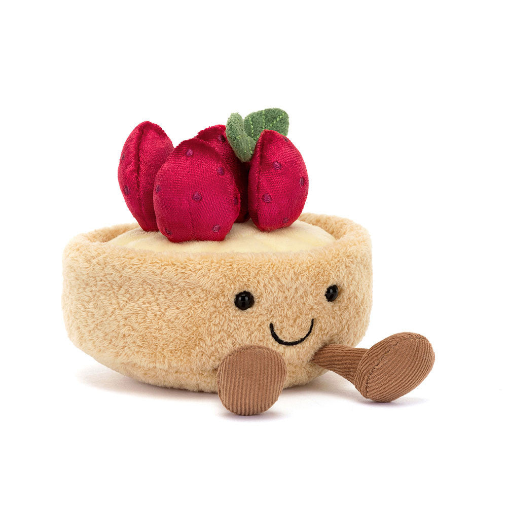 Amuseables Fleurette Tarte Aux Fraises - Jellycat Sale
