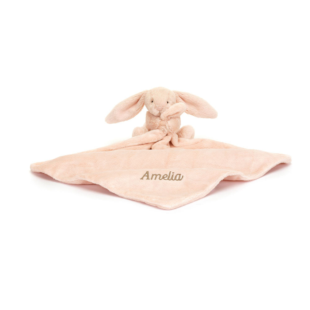 Personalized Bashful Blush Bunny Soother - Jellycat