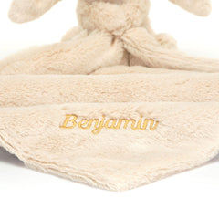 Personalized Bashful Luxe Bunny Willow Soother - Jellycat Sale
