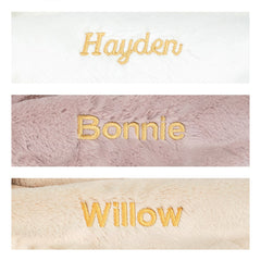 Personalized Bashful Luxe Bunny Willow Blankie - Jellycat