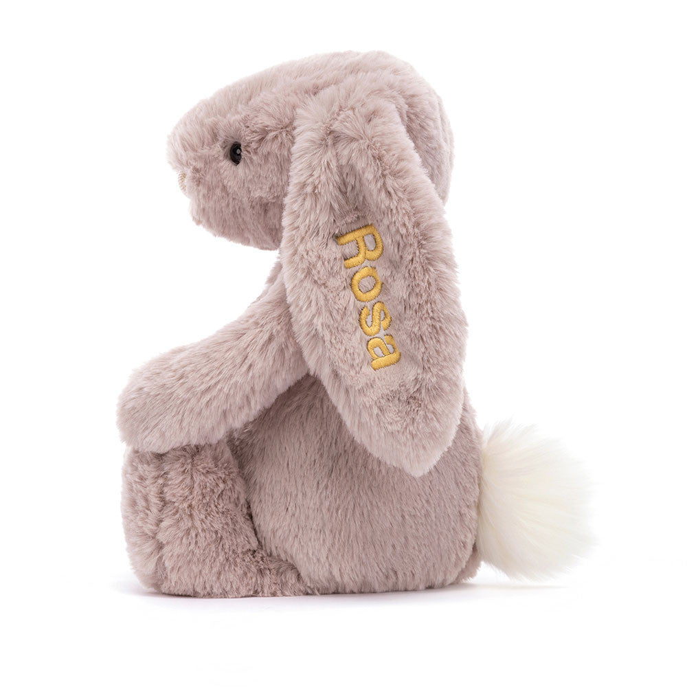Personalized Bashful Luxe Bunny Rosa Medium - Jellycat Online