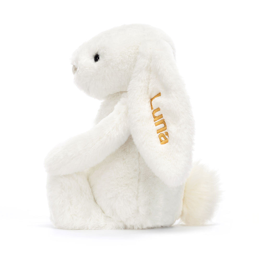 Personalized Bashful Luxe Bunny Luna Medium - Jellycat Discount