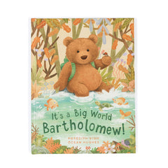 It's a Big World Bartholomew Book & Bartholomew Bear Medium - Jellycat Online