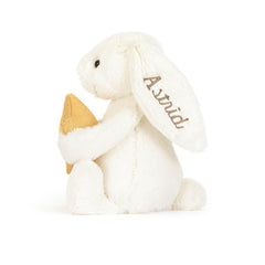 Personalized Cream Bunny with Star - Jellycat Online