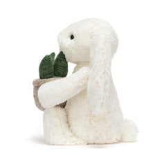 Cream Bunny with Plant - Jellycat For Sale