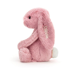 Personalized Bashful Tulip Pink Bunny Medium - Jellycat Online