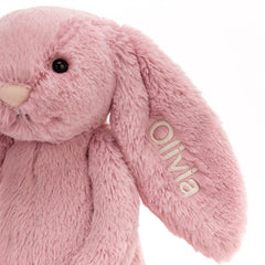 Personalized Bashful Tulip Pink Bunny Medium - Jellycat Online