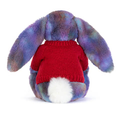 Zodihop Luxe Bunny with Personalized Red Jumper - Jellycat Online