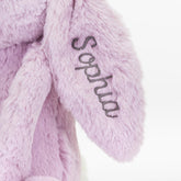 Personalized Bashful Lilac Bunny Medium - Jellycat Discount