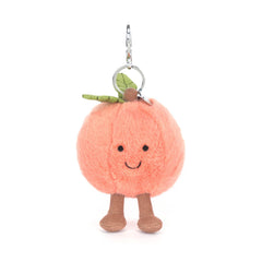 Amuseables Peach Bag Charm - Jellycat For Sale
