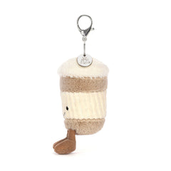 Amuseables Coffee-to-Go Bag Charm - Jellycat Online