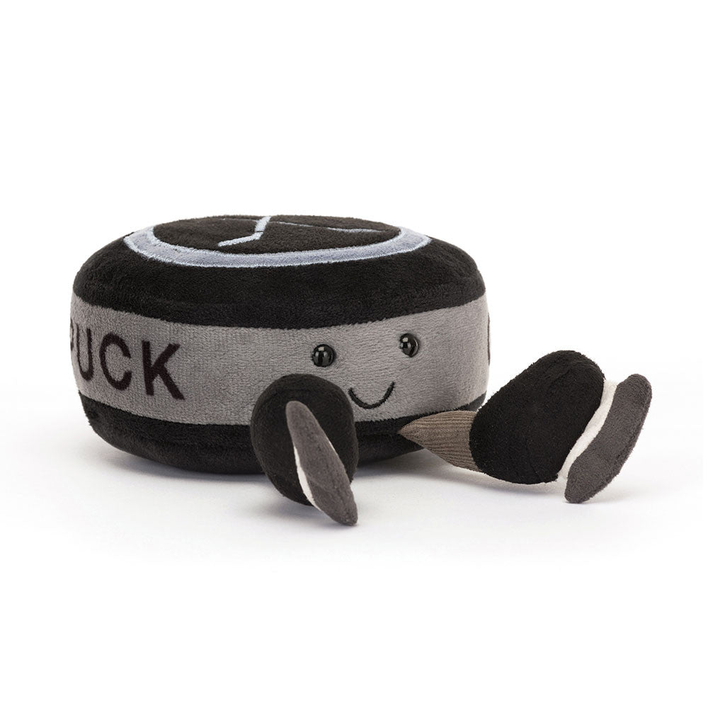 Amuseables Sports Ice Hockey Puck - Jellycat For Sale