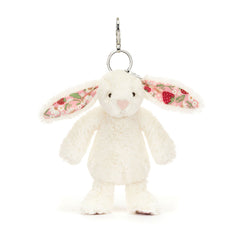 Blossom Cream Bunny 'Berry' Bag Charm - Jellycat Sale