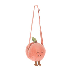 Amuseables Peach Shoulder Bag - Jellycat Discount
