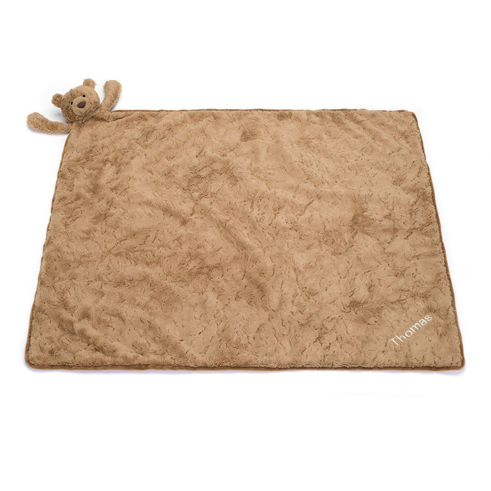 Personalized Bartholomew Bear Blankie - Jellycat Sale