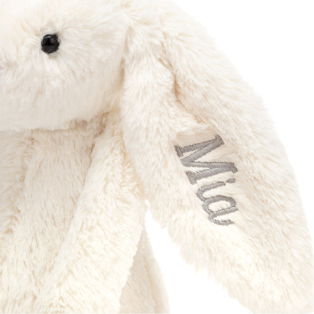 Personalized Bashful Cream Bunny Medium - Jellycat