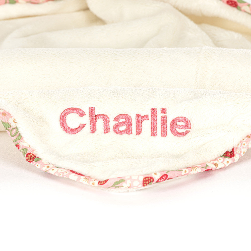 Personalized Blossom Cream Bunny 'Berry' Soother - Jellycat Sale