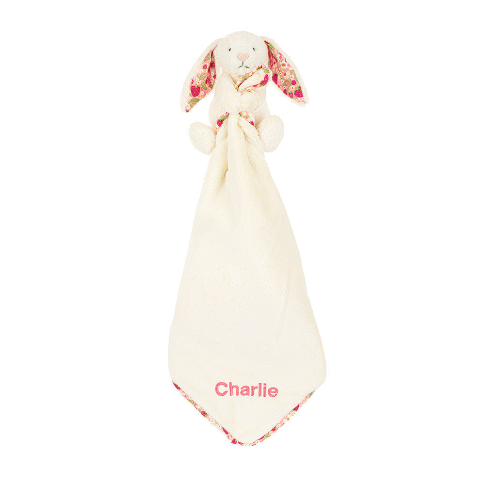 Personalized Blossom Cream Bunny 'Berry' Soother - Jellycat Sale