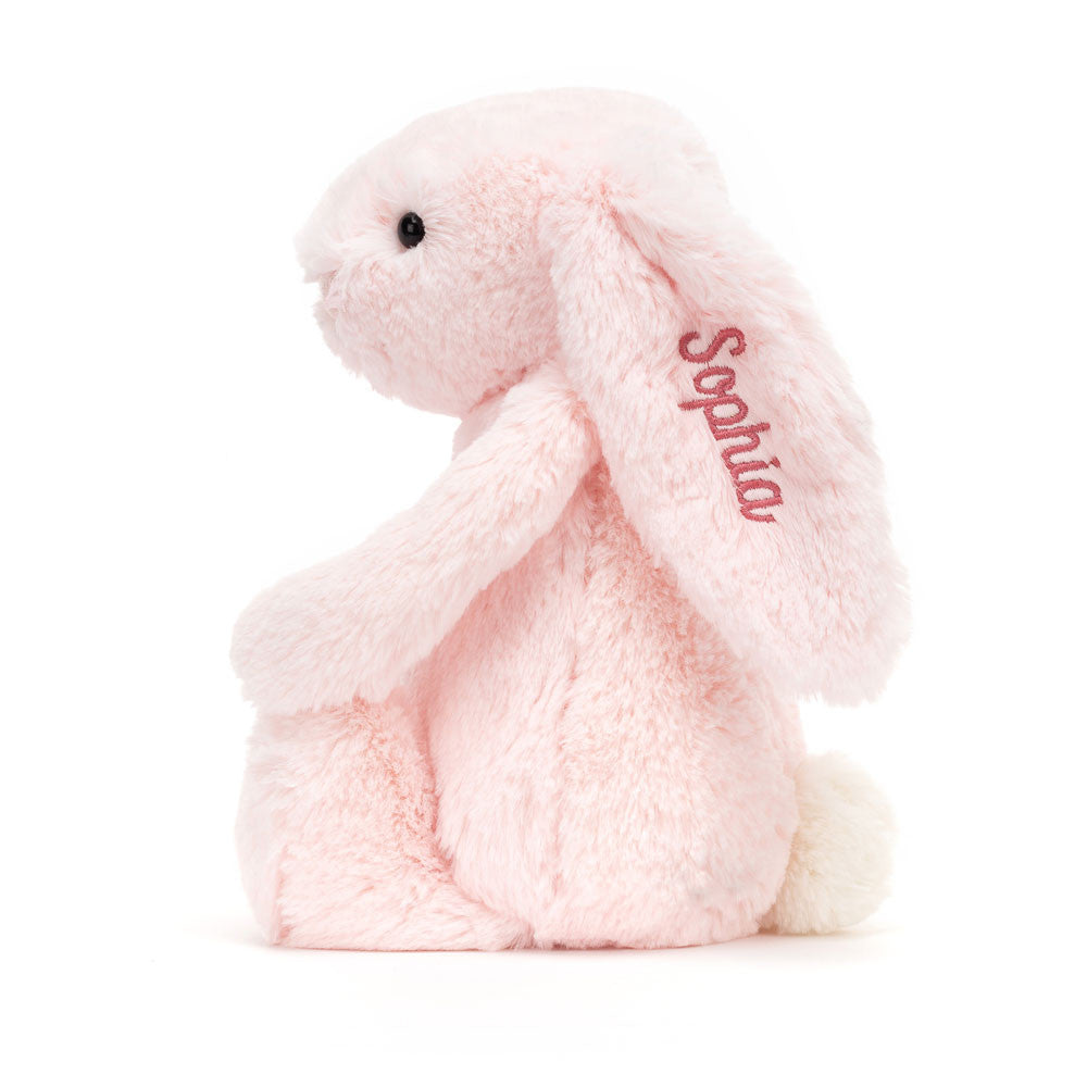 Personalized Bashful Pink Bunny Medium - Jellycat Online