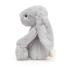 Personalized Bashful Silver Bunny Medium - Jellycat Discount