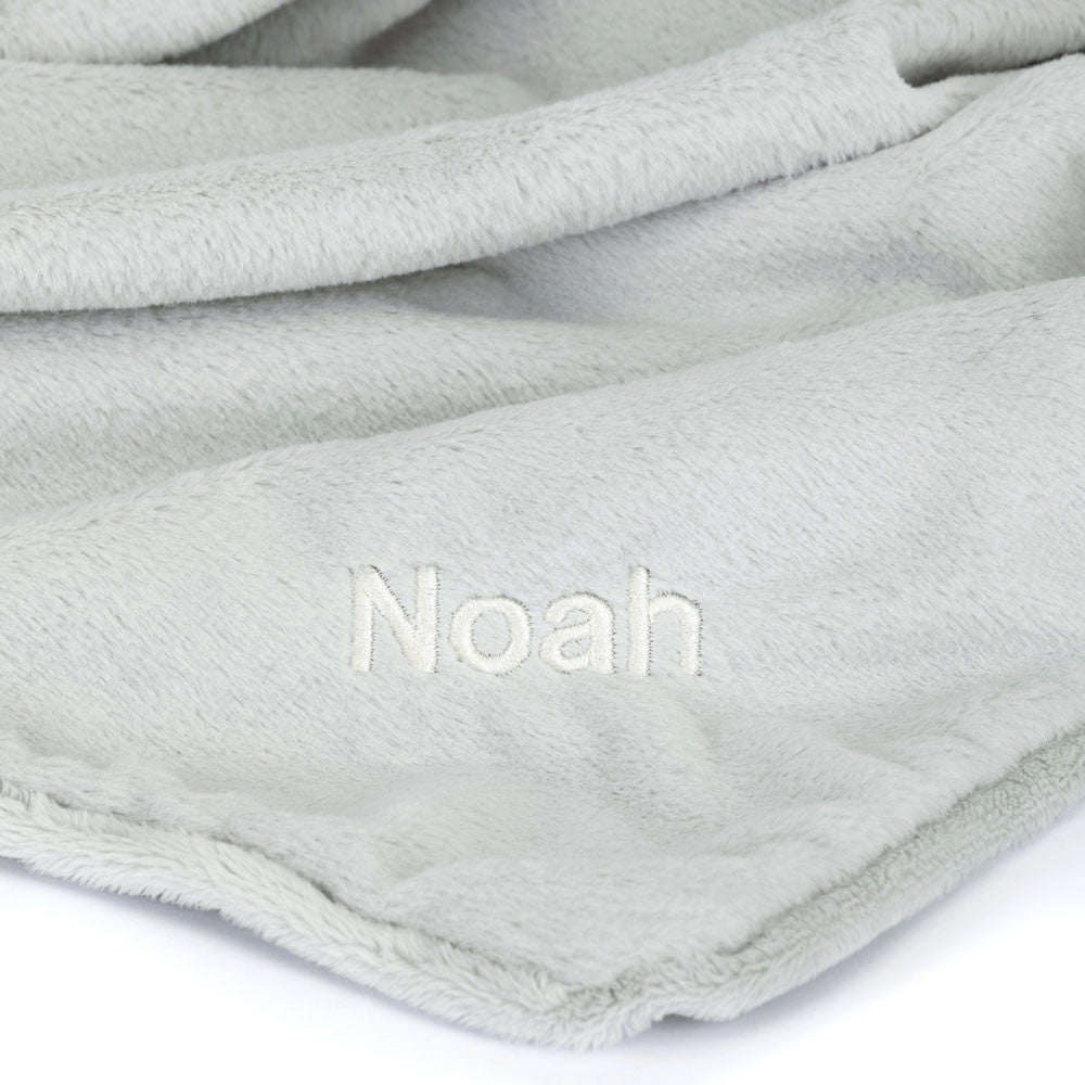 Personalized Bashful Silver Bunny Blankie - Jellycat