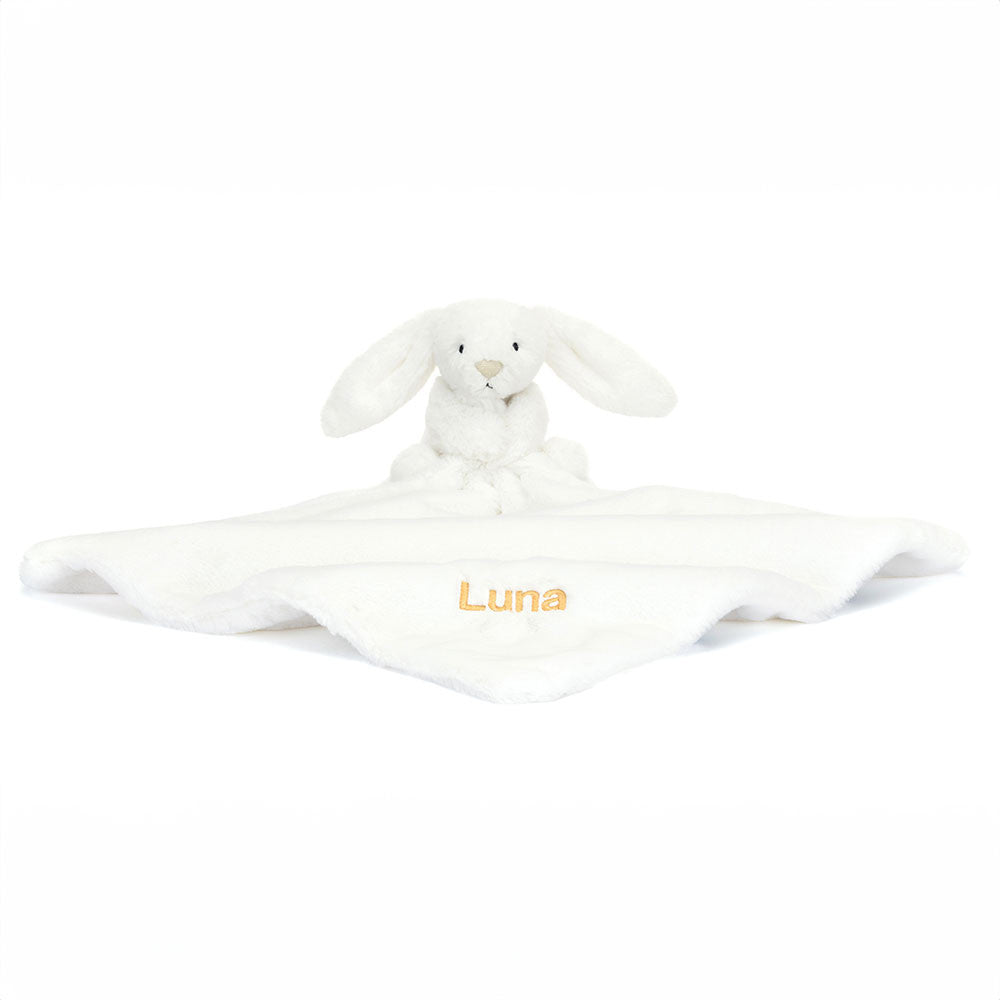 Personalized Bashful Luxe Bunny Luna Soother - Jellycat For Sale