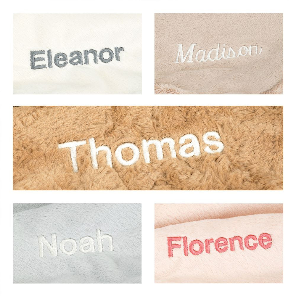 Personalized Bashful Black & Cream Puppy Blankie - Jellycat Sale