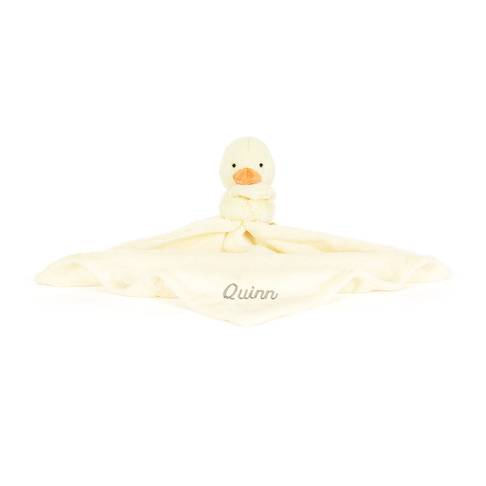 Personalized Bashful Duckling Soother - Jellycat Online