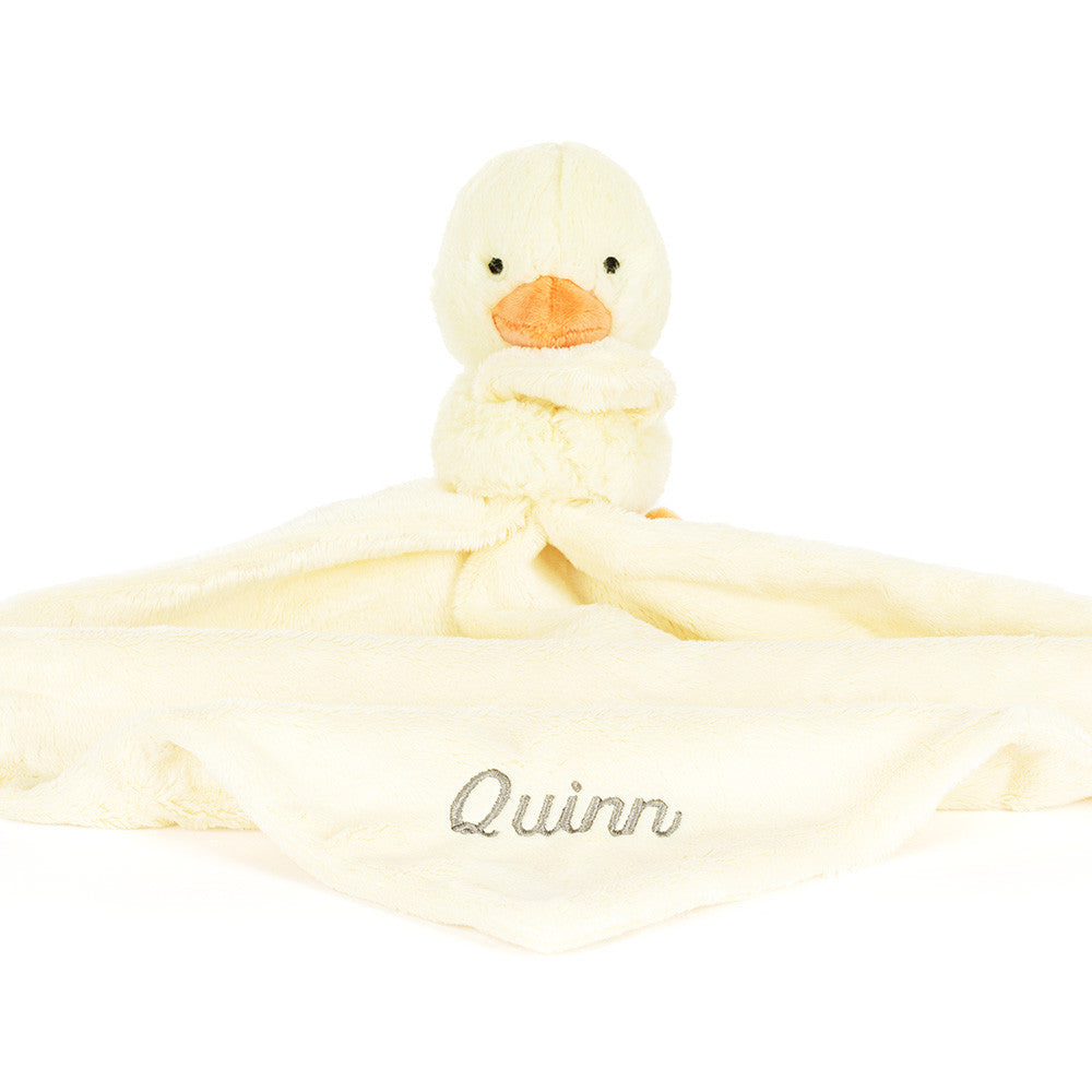 Personalized Bashful Duckling Soother - Jellycat Online