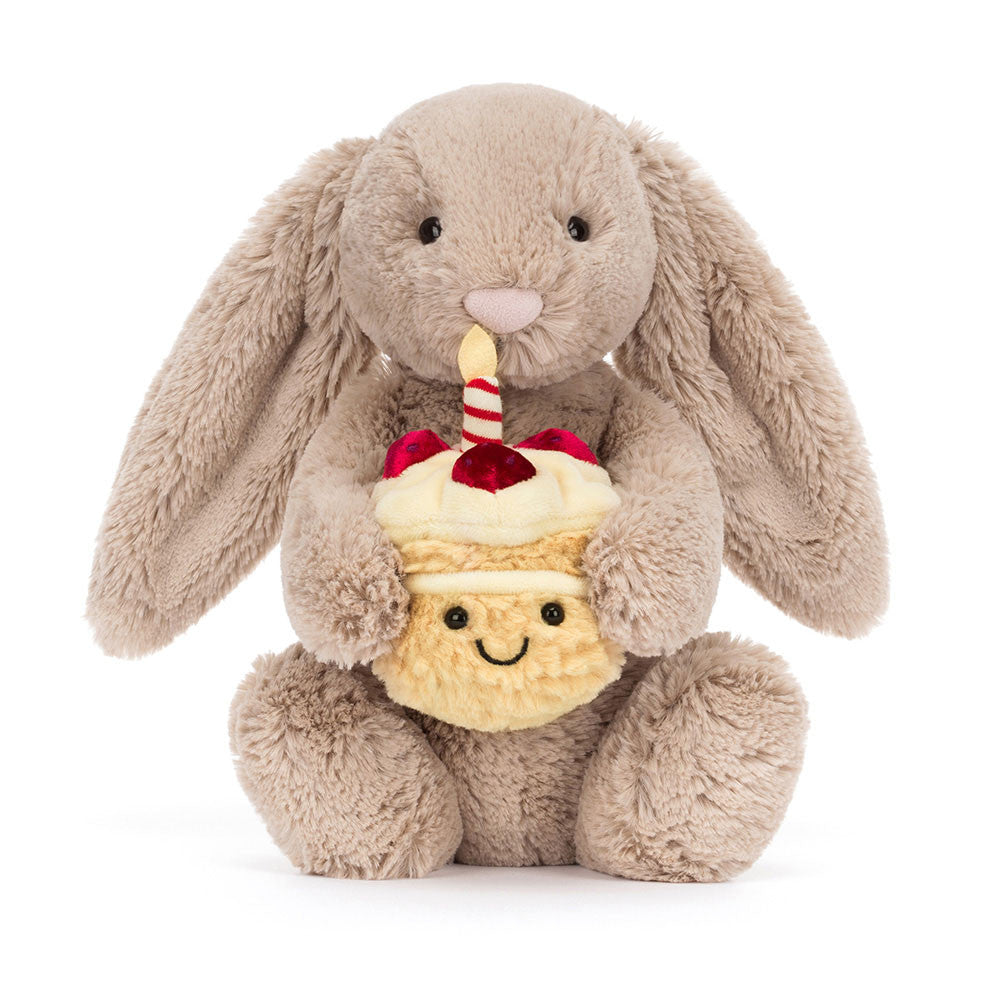 Bashful Beige Bunny 'Birthday' - Jellycat Online