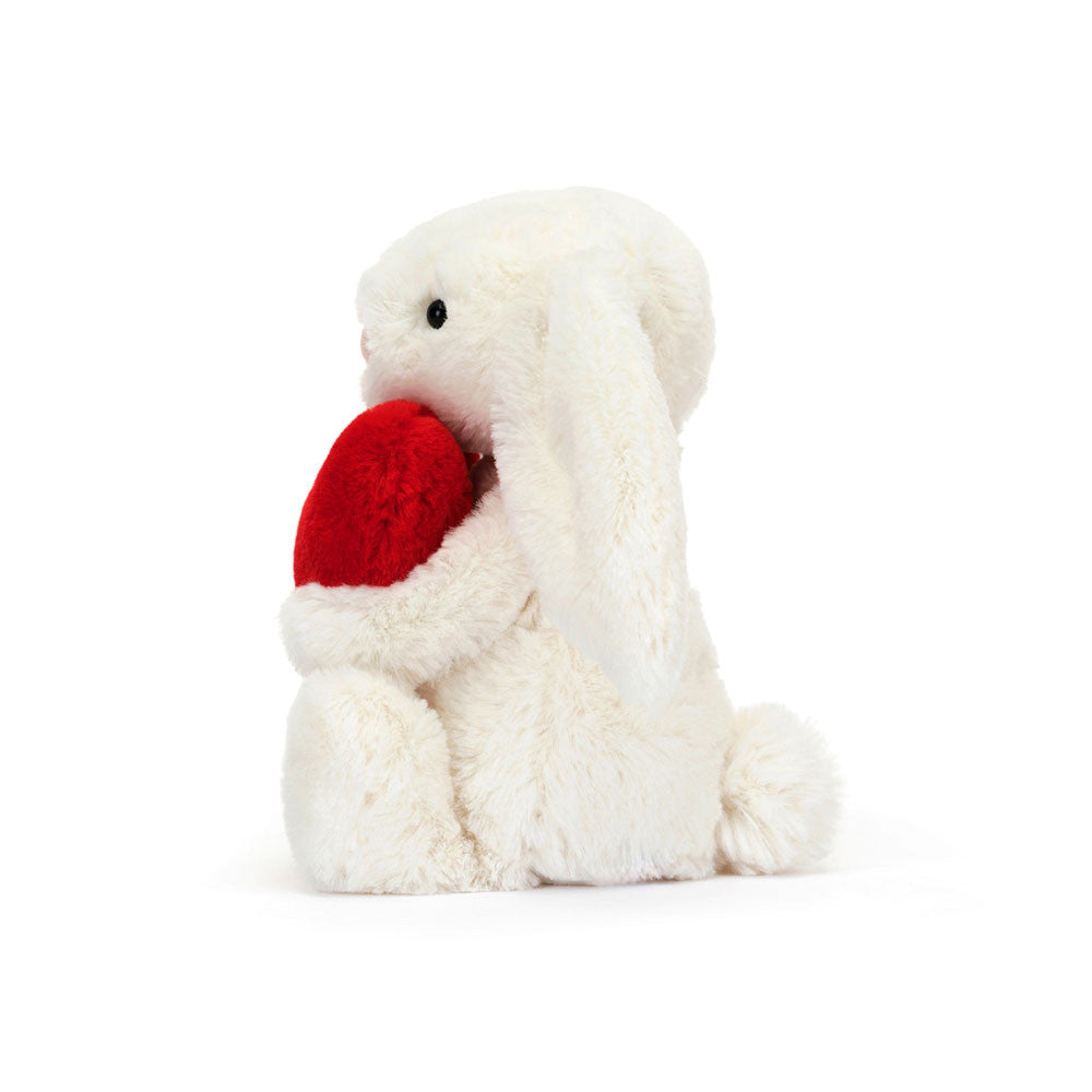 Bashful Red Love Heart Bunny - Jellycat