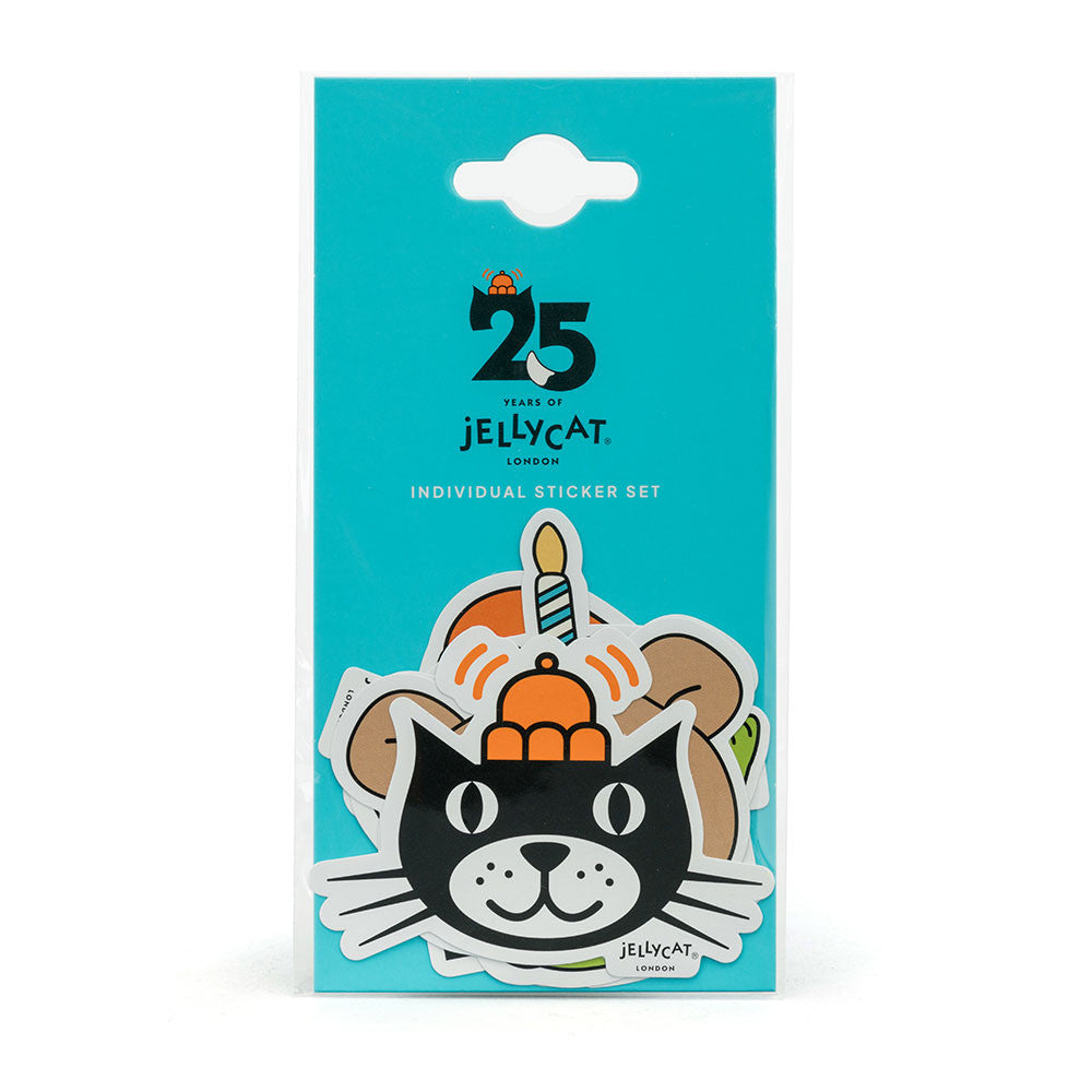 Jellycat 25th Anniversary Stickers - Jellycat Discount