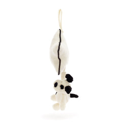 Bashful Black & Cream Puppy Musical Pull - Jellycat For Sale