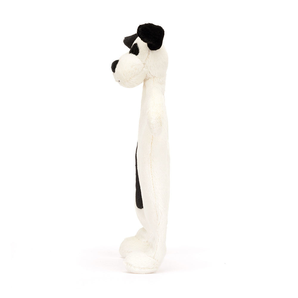Bashful Black & Cream Puppy Comforter - Jellycat Sale
