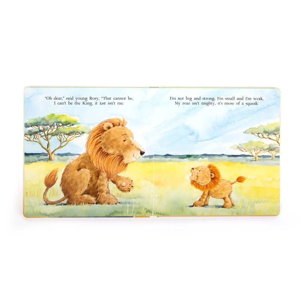 The Very Brave Lion Book & Fuddlewuddle Lion Medium - Jellycat Online