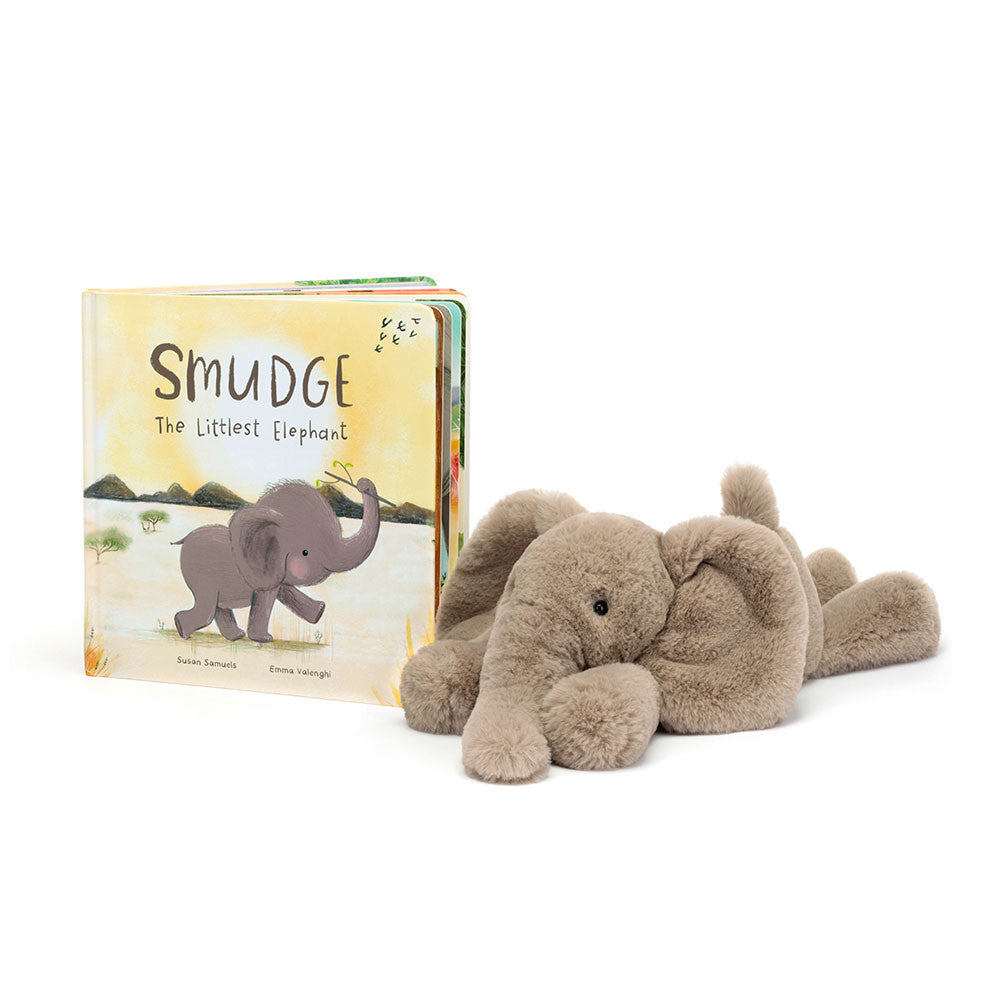 Smudge the Littlest Elephant Book & Smudge Elephant Medium - Jellycat Discount