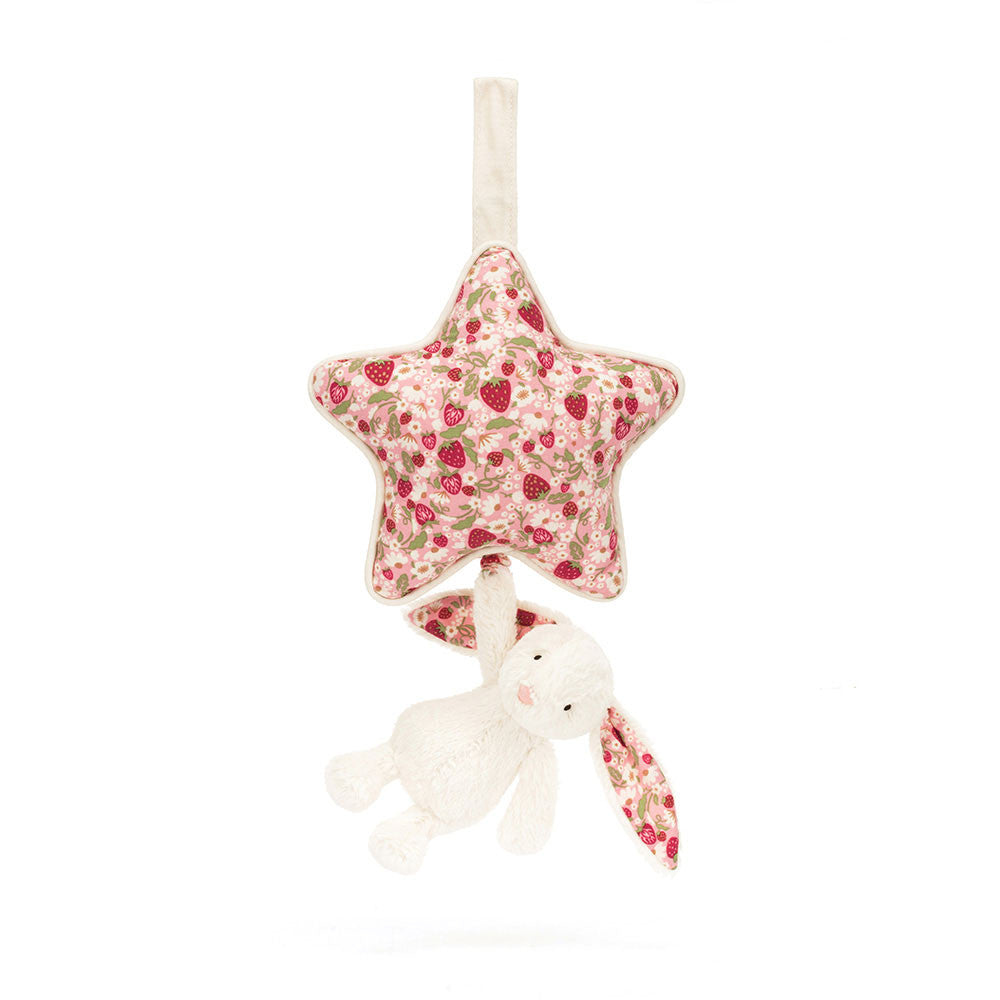 Blossom Cream Bunny 'Berry' Musical Pull - Jellycat Discount