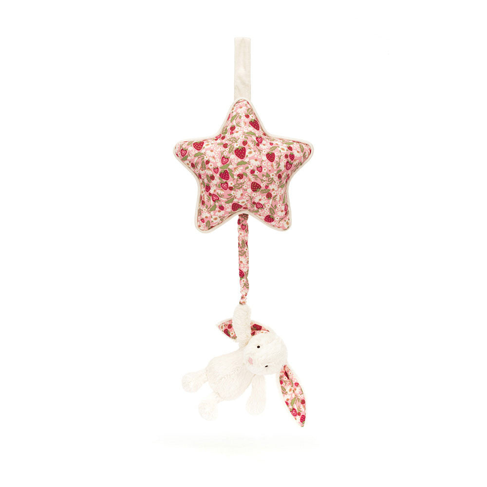 Blossom Cream Bunny 'Berry' Musical Pull - Jellycat Discount