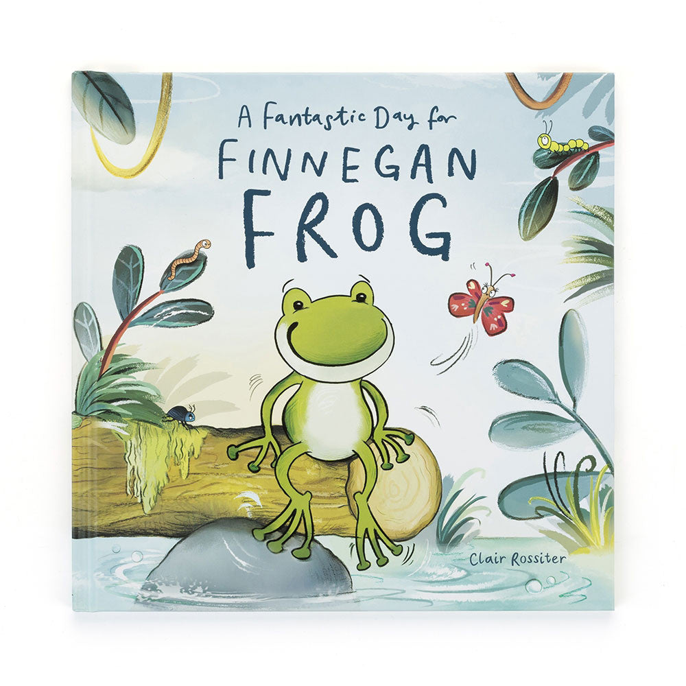 A Fantastic Day for Finnegan Frog Book - Jellycat For Sale