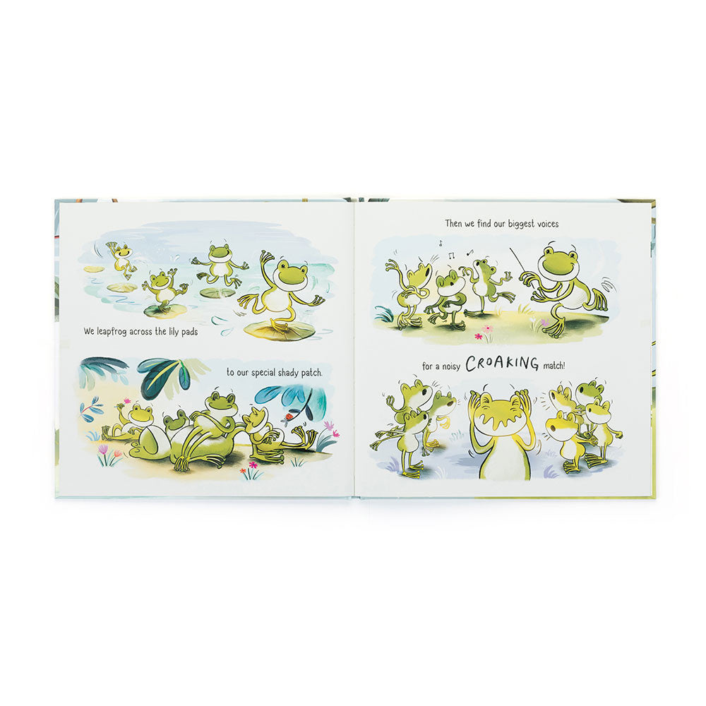 A Fantastic Day for Finnegan Frog Book - Jellycat For Sale
